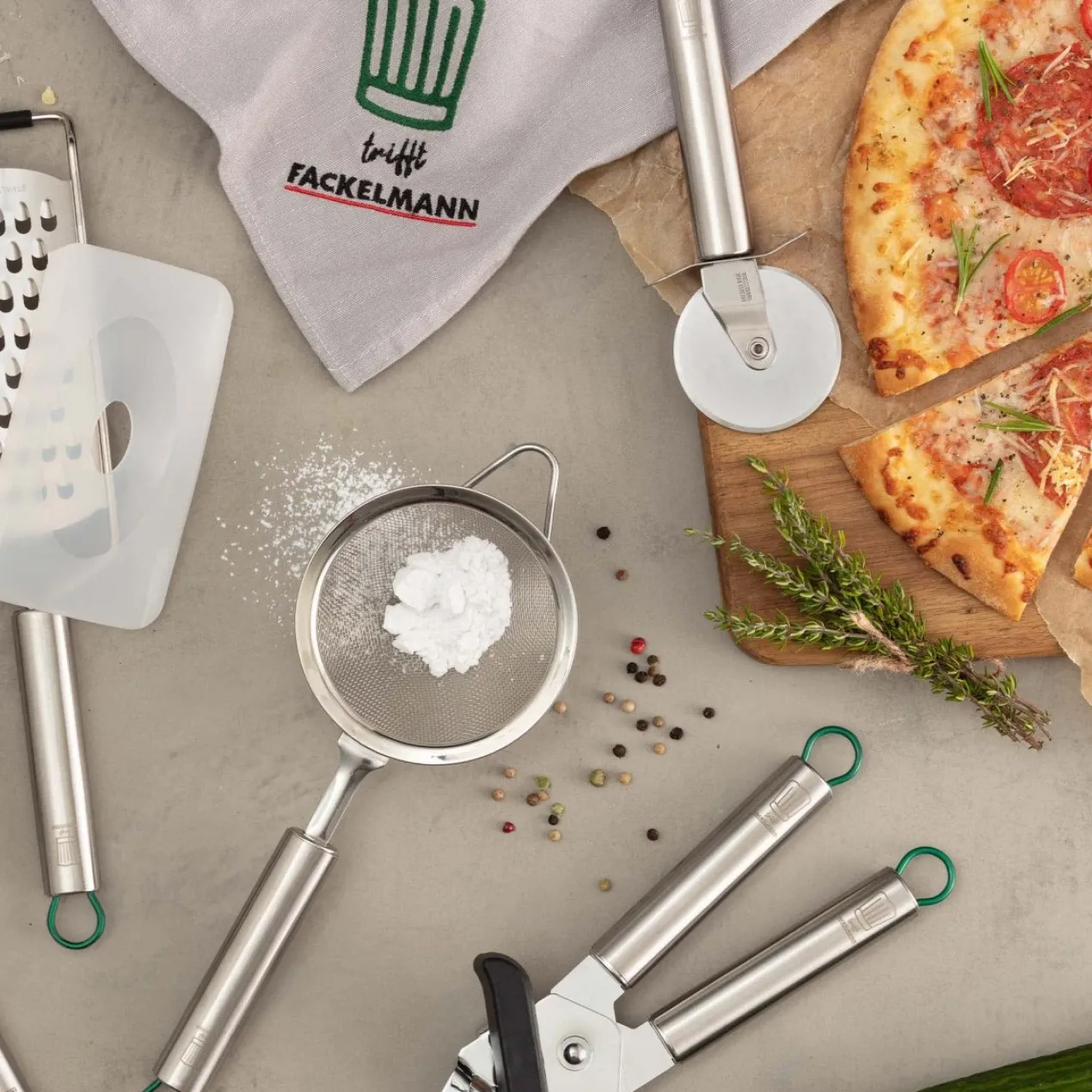Pizzaschneider München, 20cm, Edelstahl
