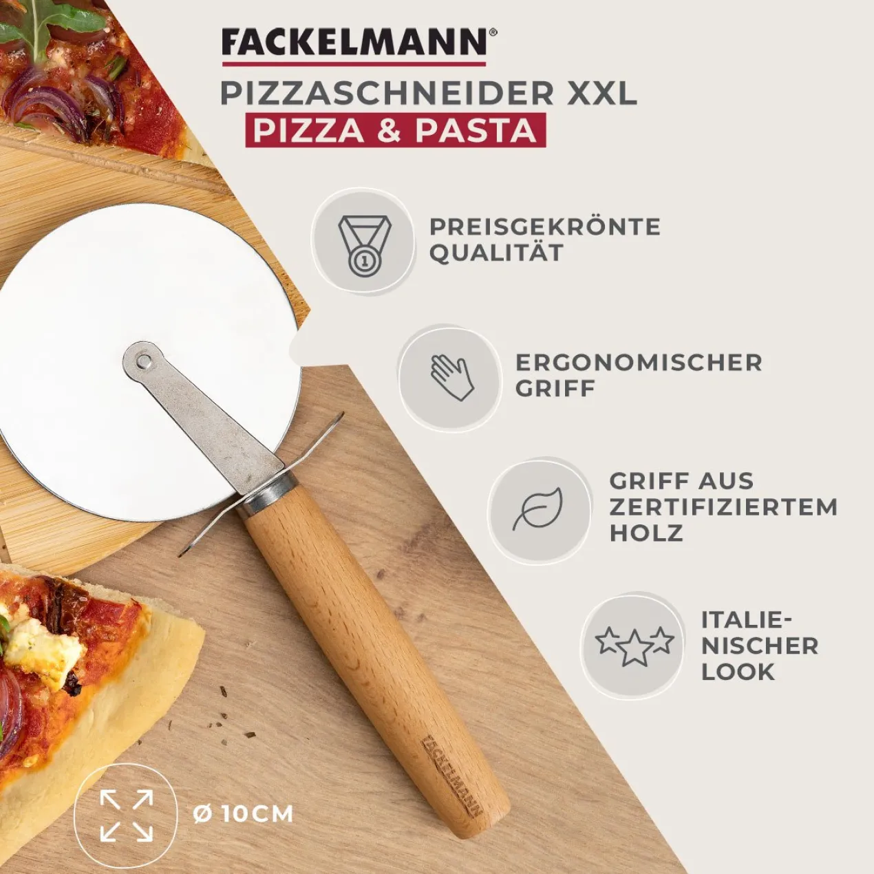 Pizzaschneider XXL, FAIR