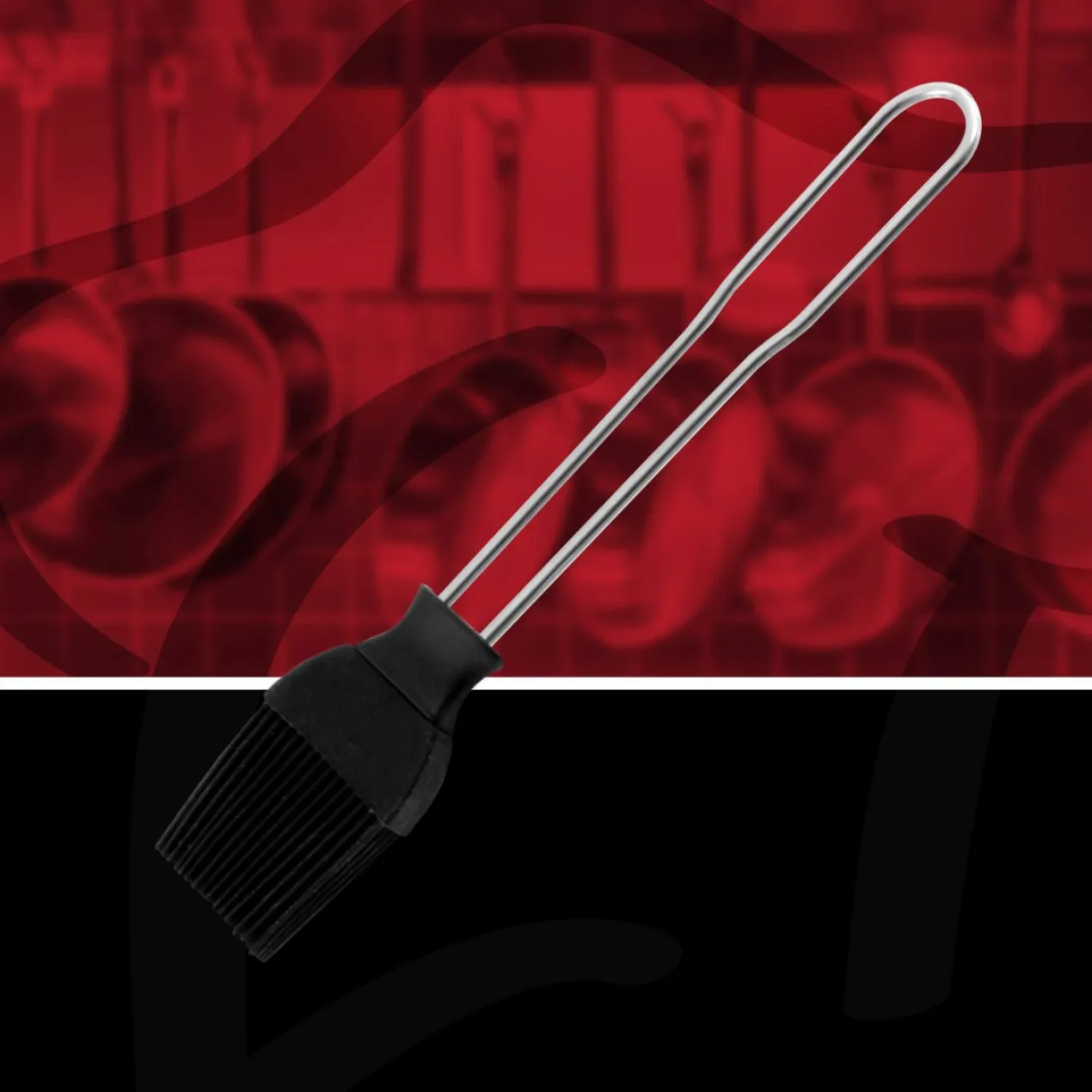 Profi-Backpinsel, 21cm, Silikon