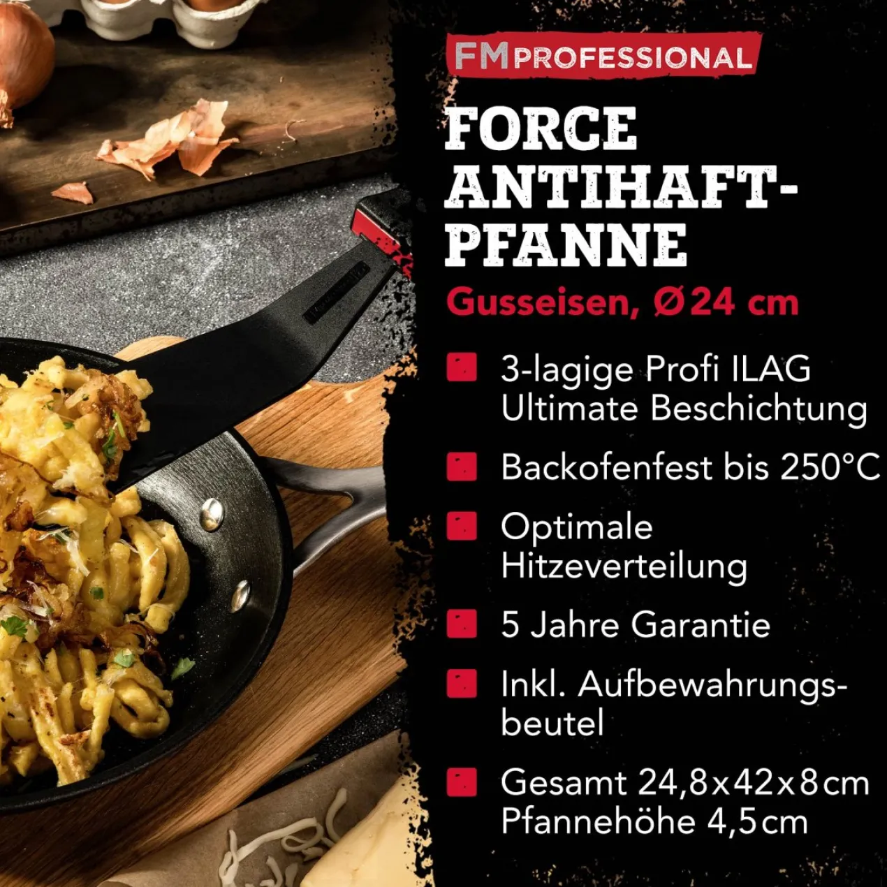 Profi Bratpfanne Force, Ø24cm