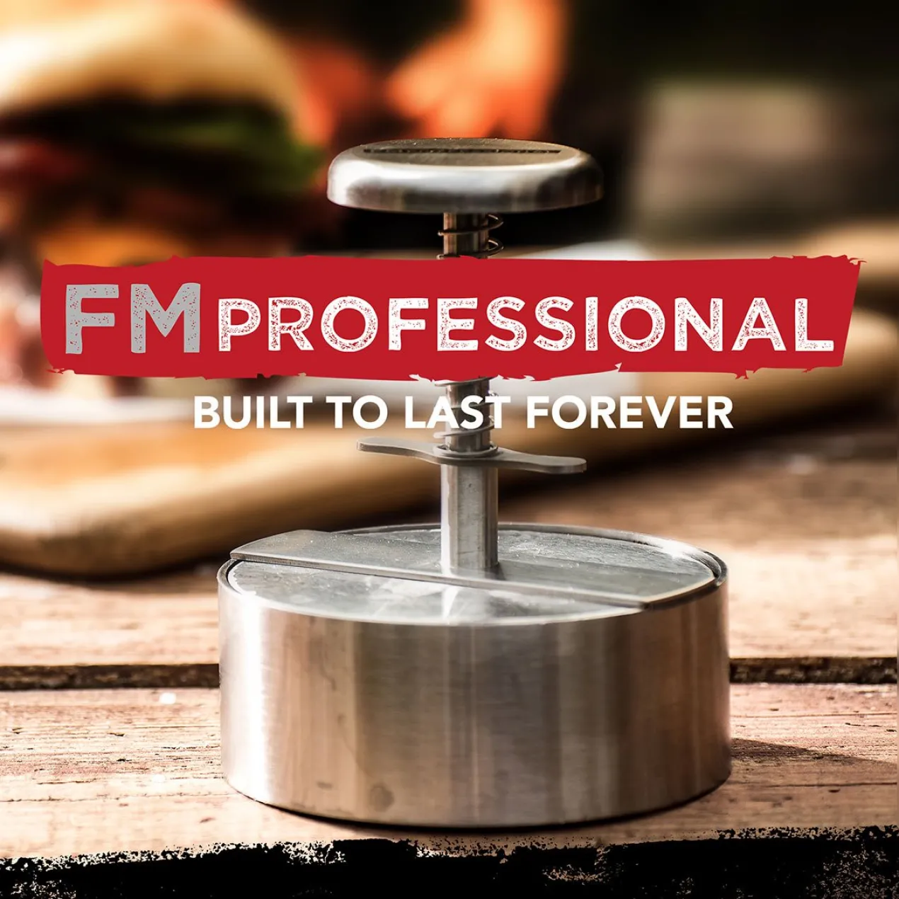 Profi-Burgerpresse, Edelstahl