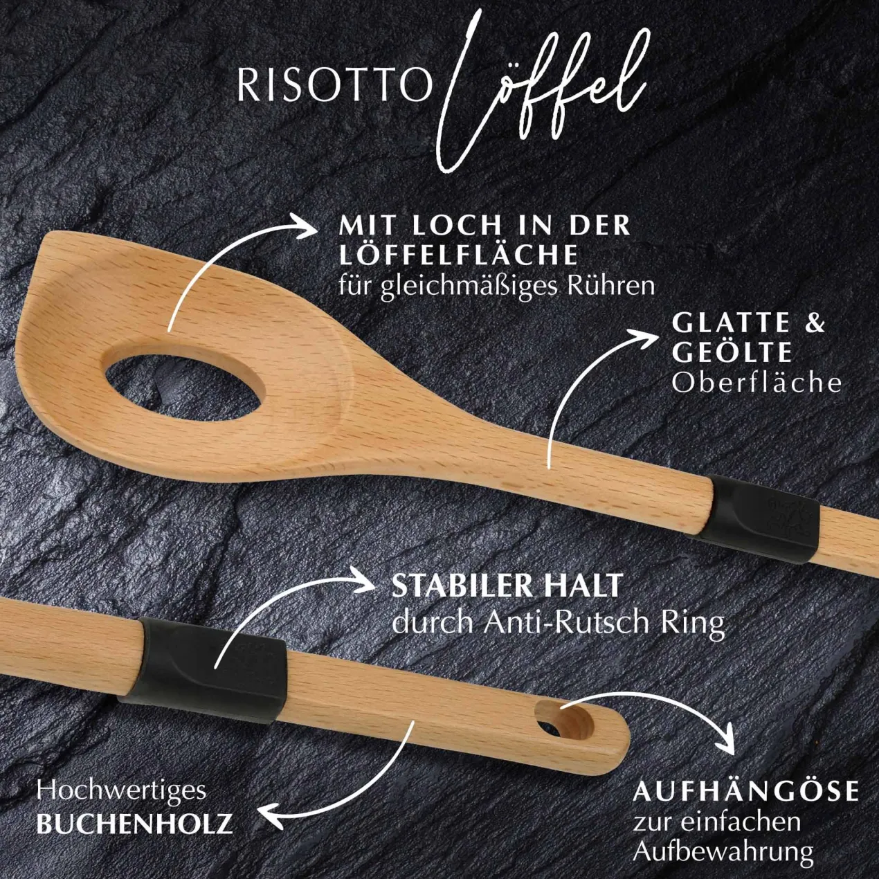 Risottolöffel, 31cm