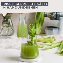 Saftpresse mit Behälter #easyprepare, manuell, 3-teilig