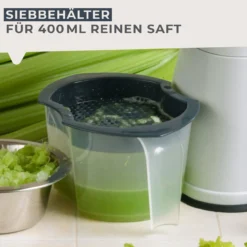 Saftpresse mit Behälter #easyprepare, manuell, 3-teilig