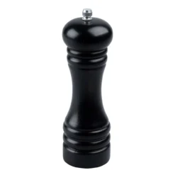 Salz- und Pfeffermühle, 18cm, Holz, schwarz