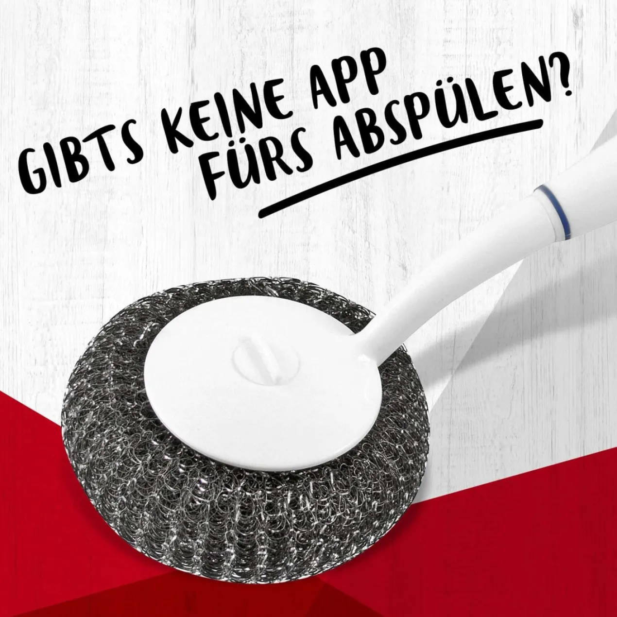 Scheuerbürste mit Griff