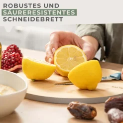 Schneidebrett rund Balance, 24cm, Bambus
