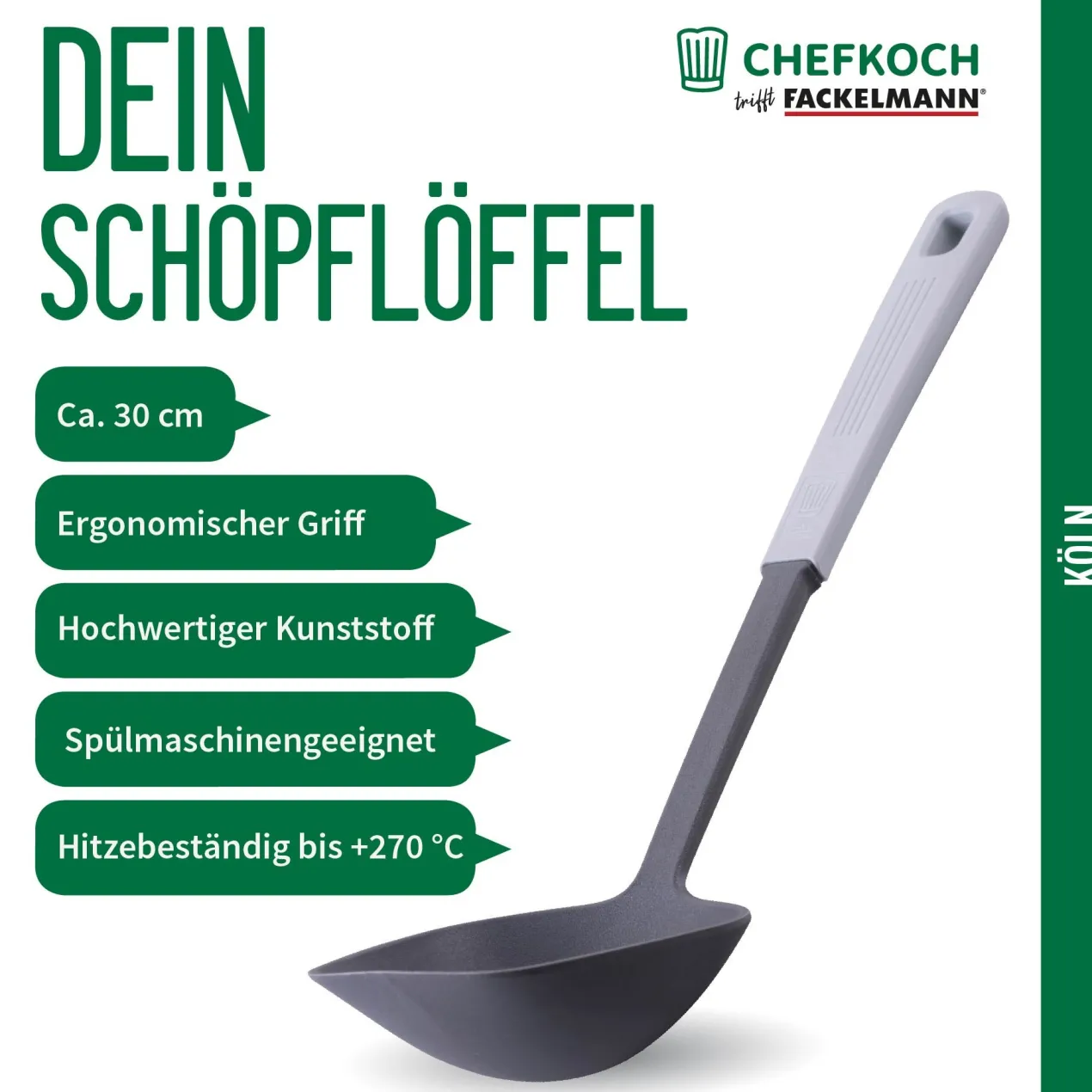 Schöpflöffel Köln, 30cm