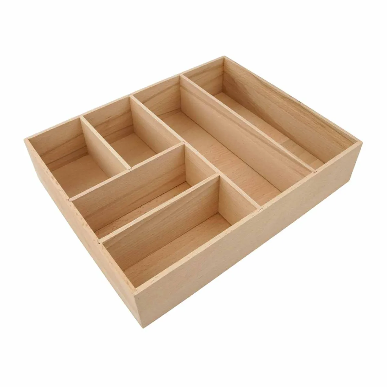 Schubkastenbox 26x7x32,1 cm, Buchenholz