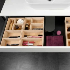 Schubkastenbox 20x7x32,1 cm, Buchenholz