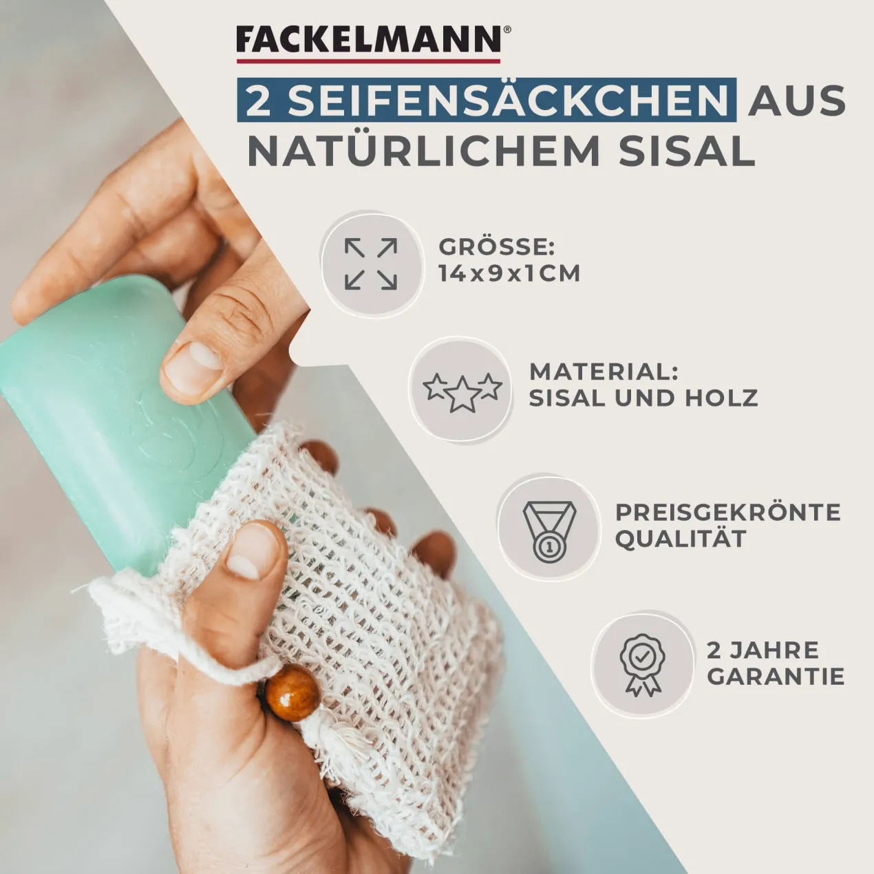 Seifensäckchen, 2 Stück