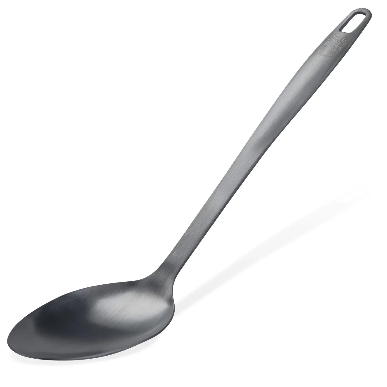 Servierlöffel Satin, schwarz, Edelstahl