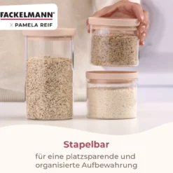 Set Pamela Reif Vorratsdosen rund, 2-tlg.