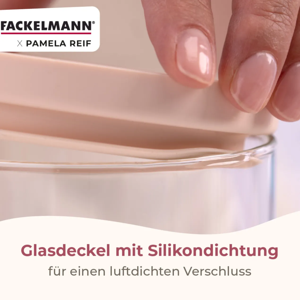 Set Pamela Reif Vorratsdosen rund, 2-tlg.