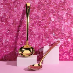 Set Schöpf- und Servierlöffel, gold, 2-tlg.