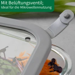 Set Vorratsgläser "Alles aus Glas", viereckig, 3-tlg.