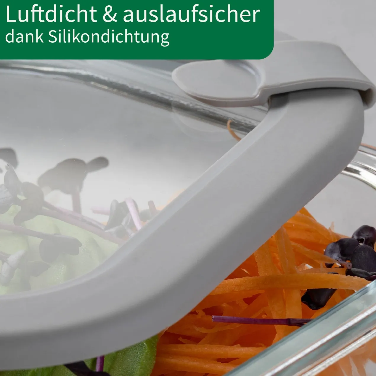 Set Vorratsgläser "Alles aus Glas", viereckig, 3-tlg.