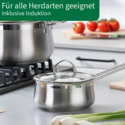 Soßentopf mit Glasdeckel Leipzig, Ø16cm