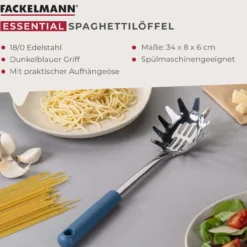 Spaghettilöffel Essential, blau