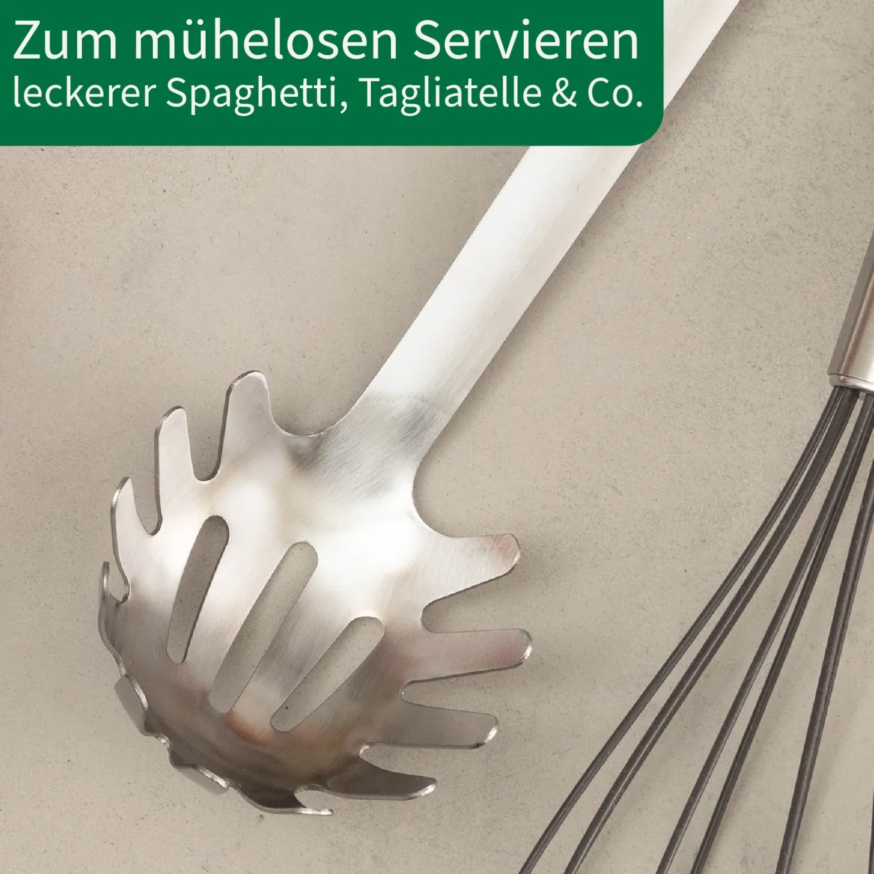 Spaghettilöffel München, 31cm, Edelstahl