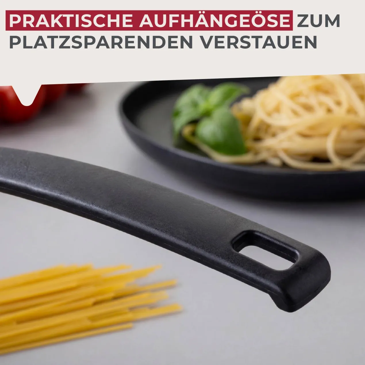 Spaghettilöffel Nero