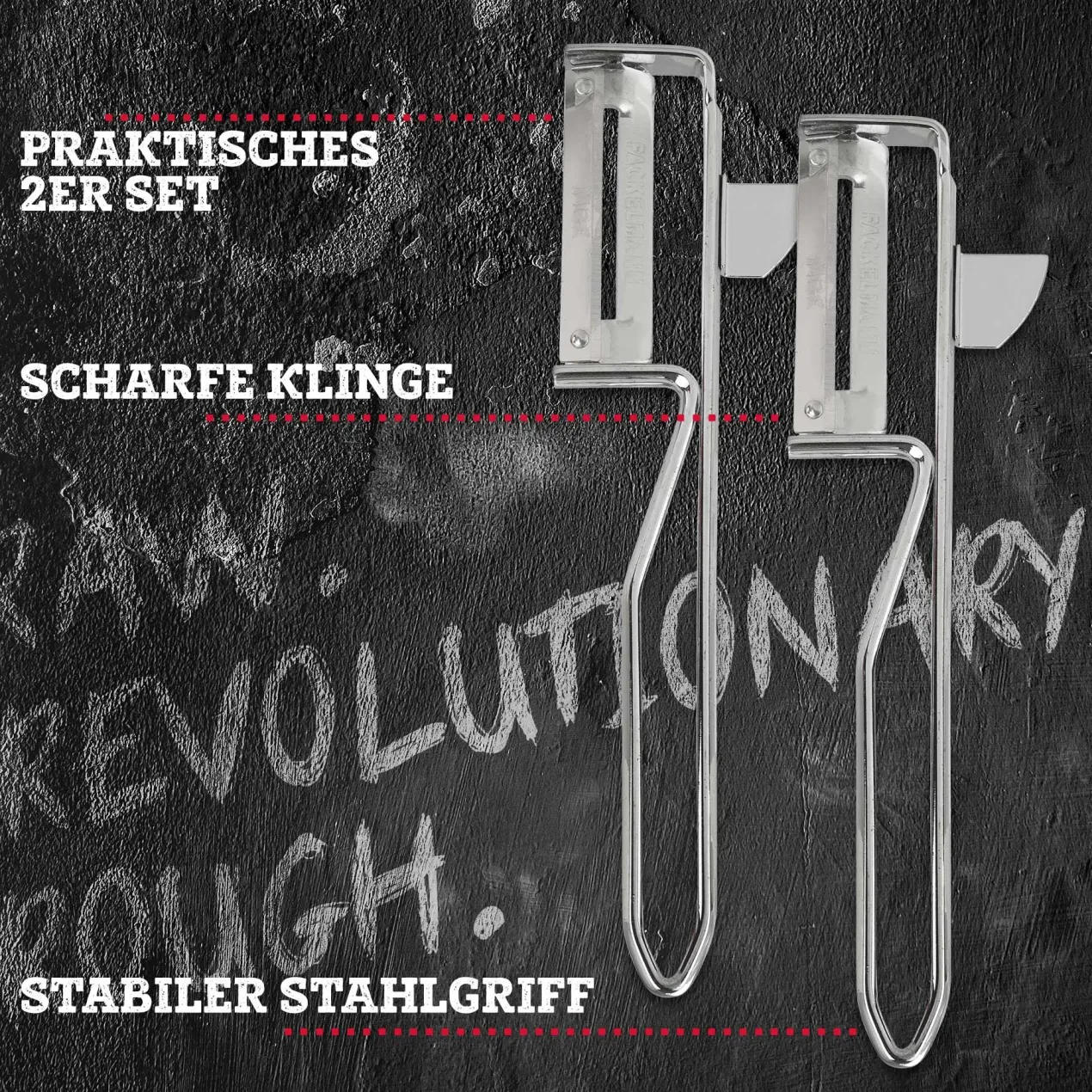 Sparschäler-Set, 15cm, 2 Stk.