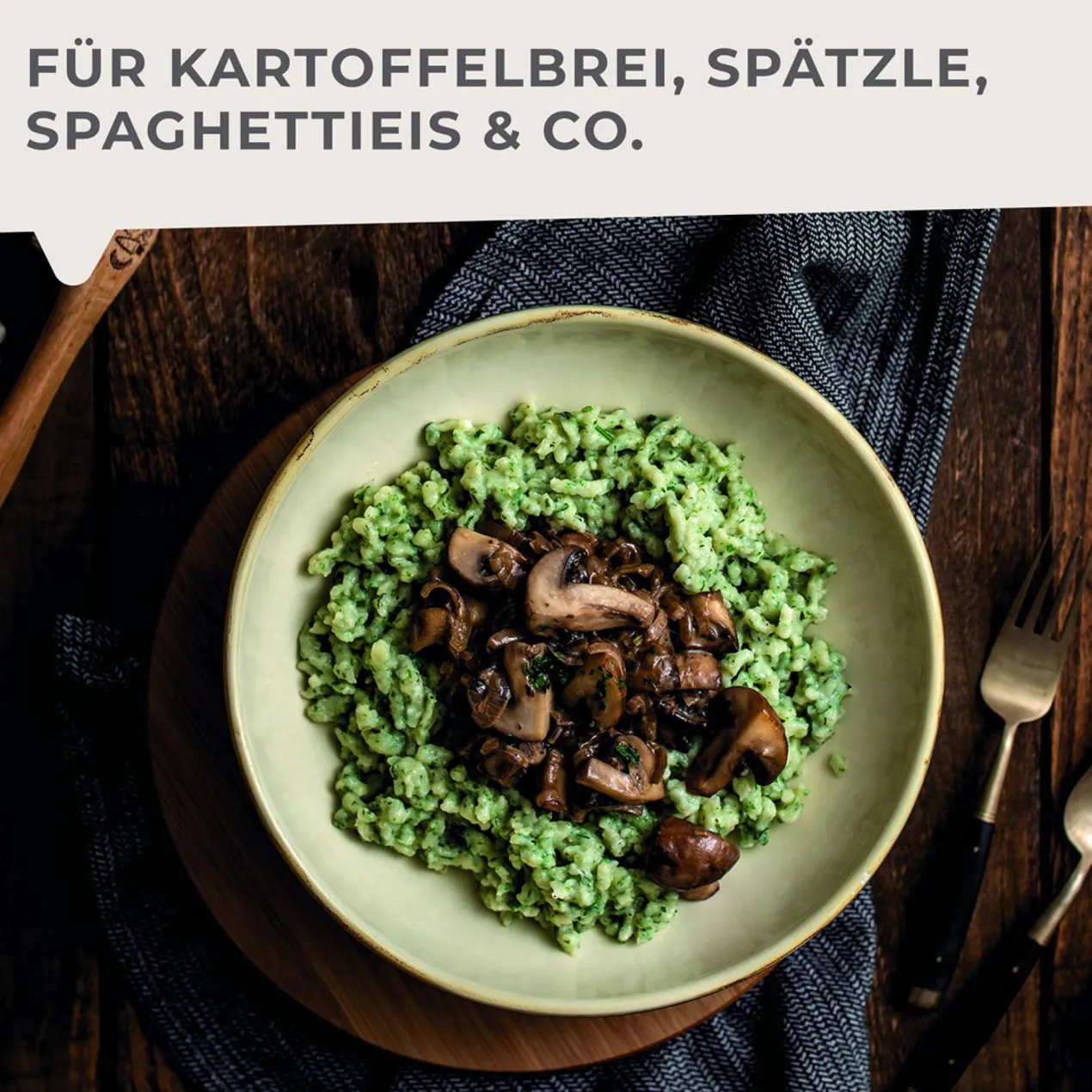 Spätzlepresse mit 3 Lochscheiben #easyprepare, 4-teilig