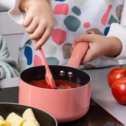 Stielkasserolle Mini Cooking, rosa, Ø14cm