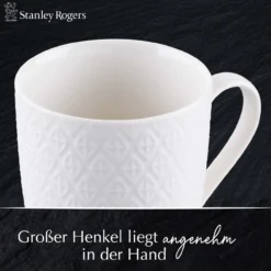 Tassen weiß, 340ml, 6er Set