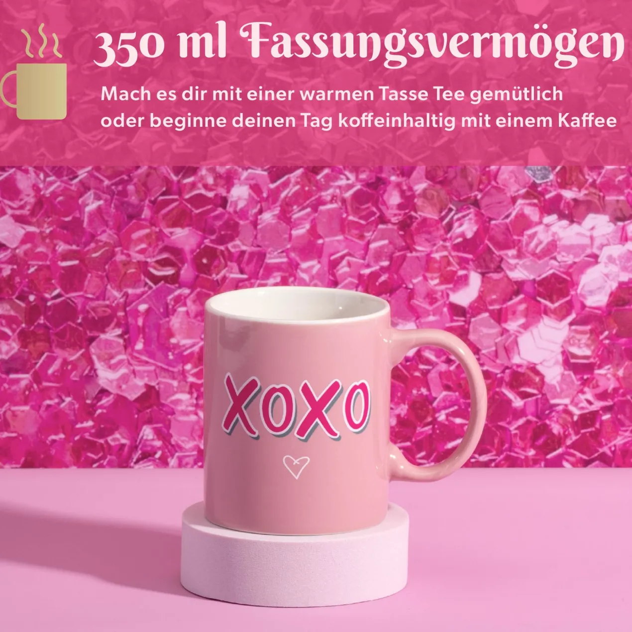 Tasse "XOXO", 350ml