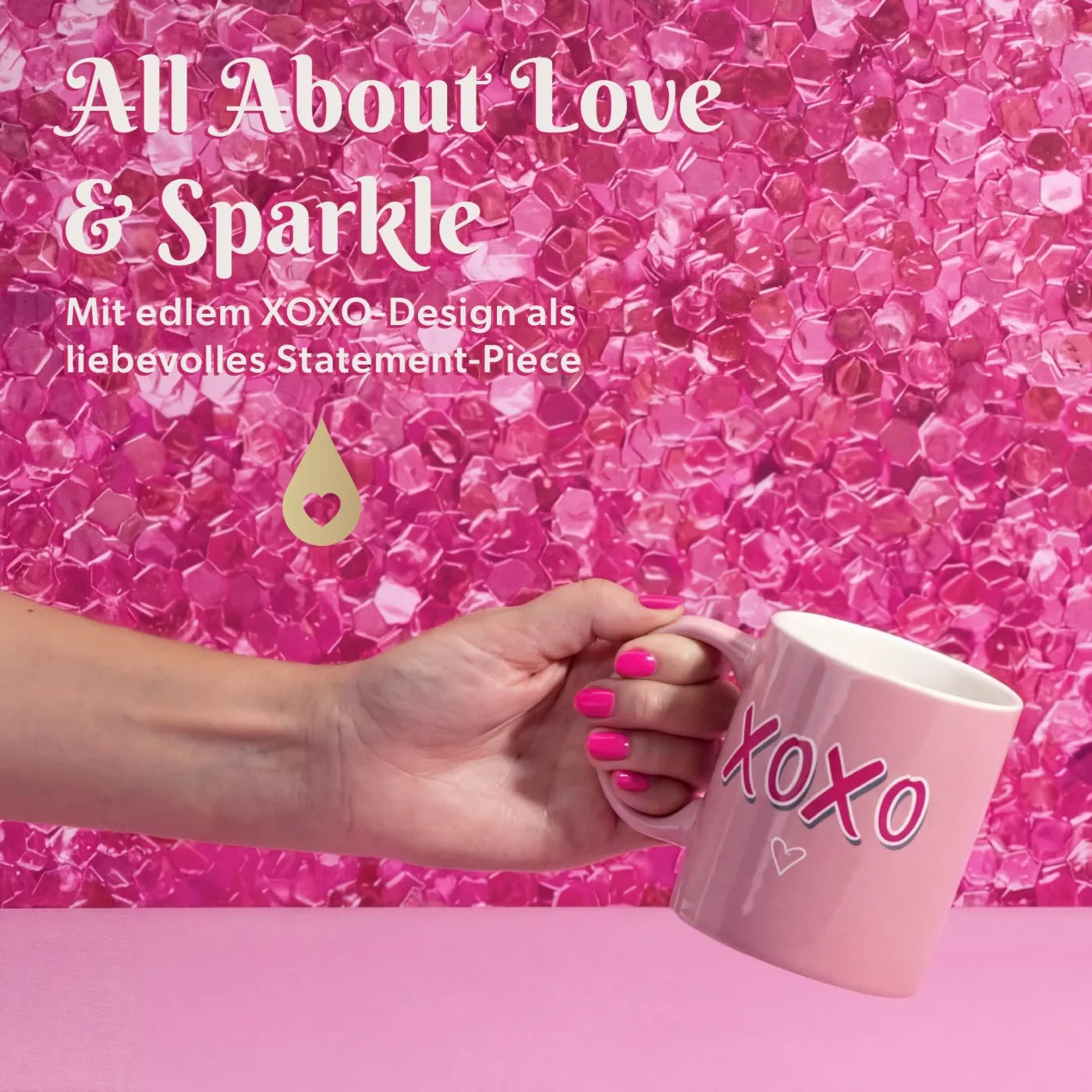Tasse "XOXO", 350ml
