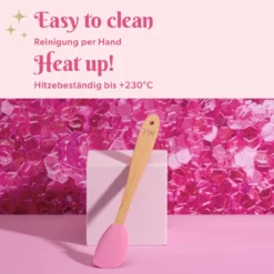 Teigschaber mini, 20cm, pink