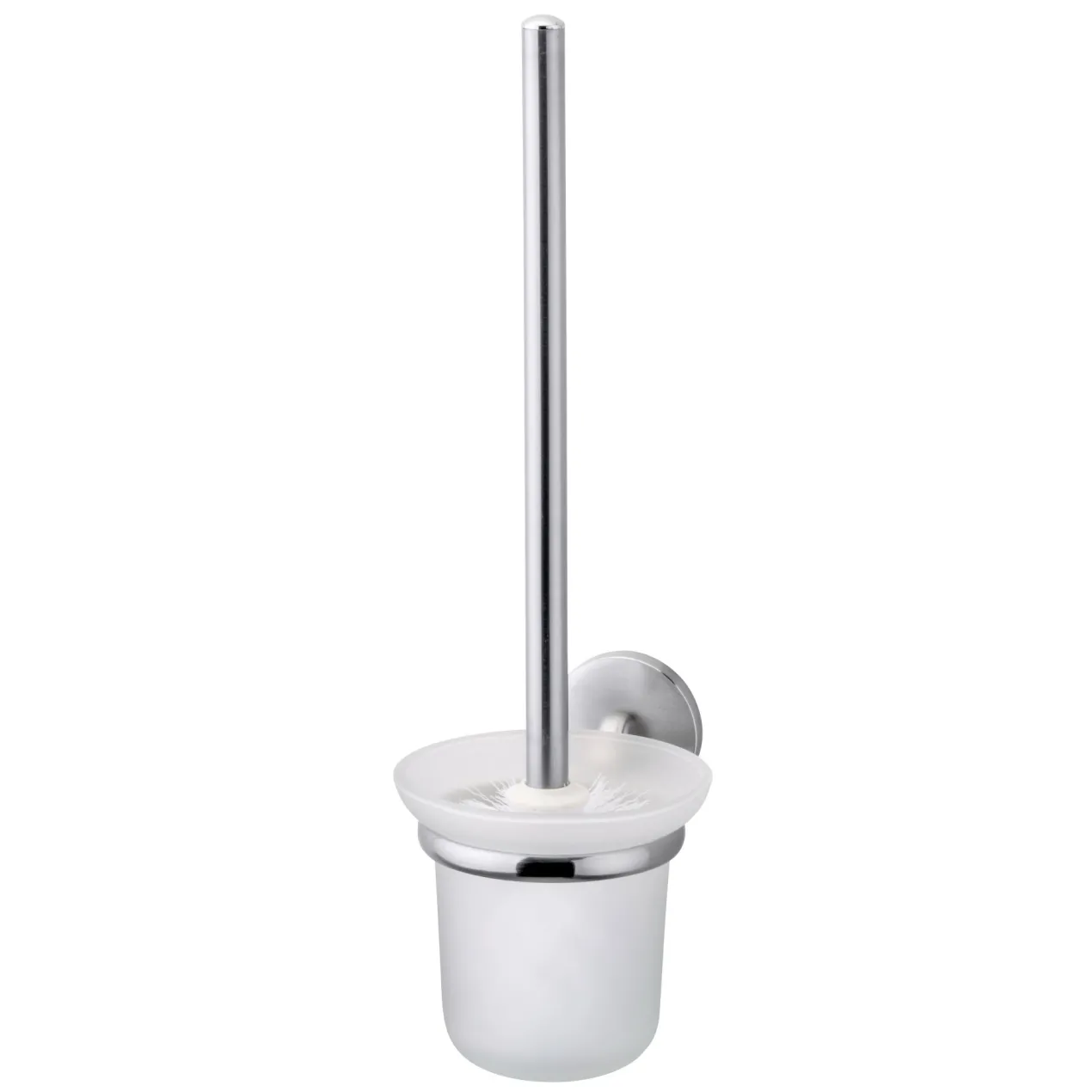 Toilettenbürste mit Halter Fusion Edelstahloptik