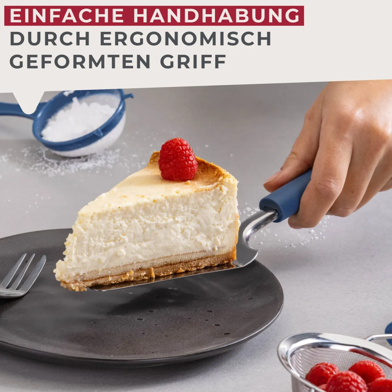 Tortenheber Essential, blau