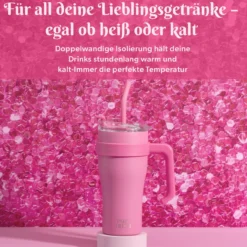 Trinkbecher Pink, 850ml