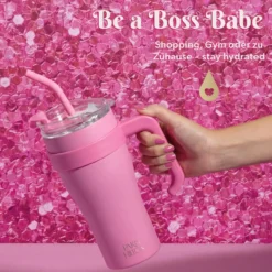 Trinkbecher Pink, 850ml