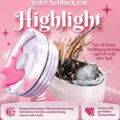 Trinkbecher Weiß, 1 L