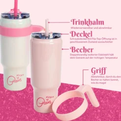 Trinkbecher Weiß, 1 L