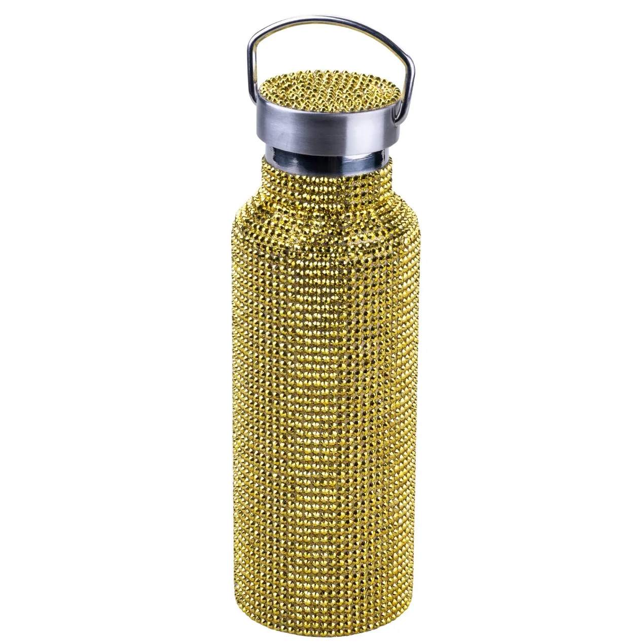 Trinkflasche Gold, Strass, 500ml