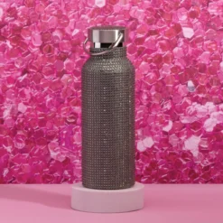 Trinkflasche Schwarz, Strass, 500ml