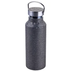 Trinkflasche Schwarz, Strass, 500ml