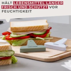 Tütenclips mit Sprüchen Be The Move, 2-tlg.
