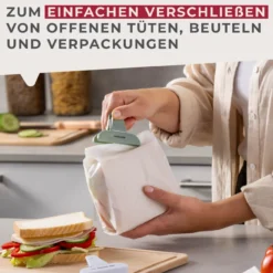 Tütenclips mit Sprüchen Be The Move, 2-tlg.