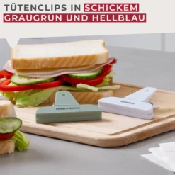 Tütenclips mit Sprüchen Be The Move, 2-tlg.