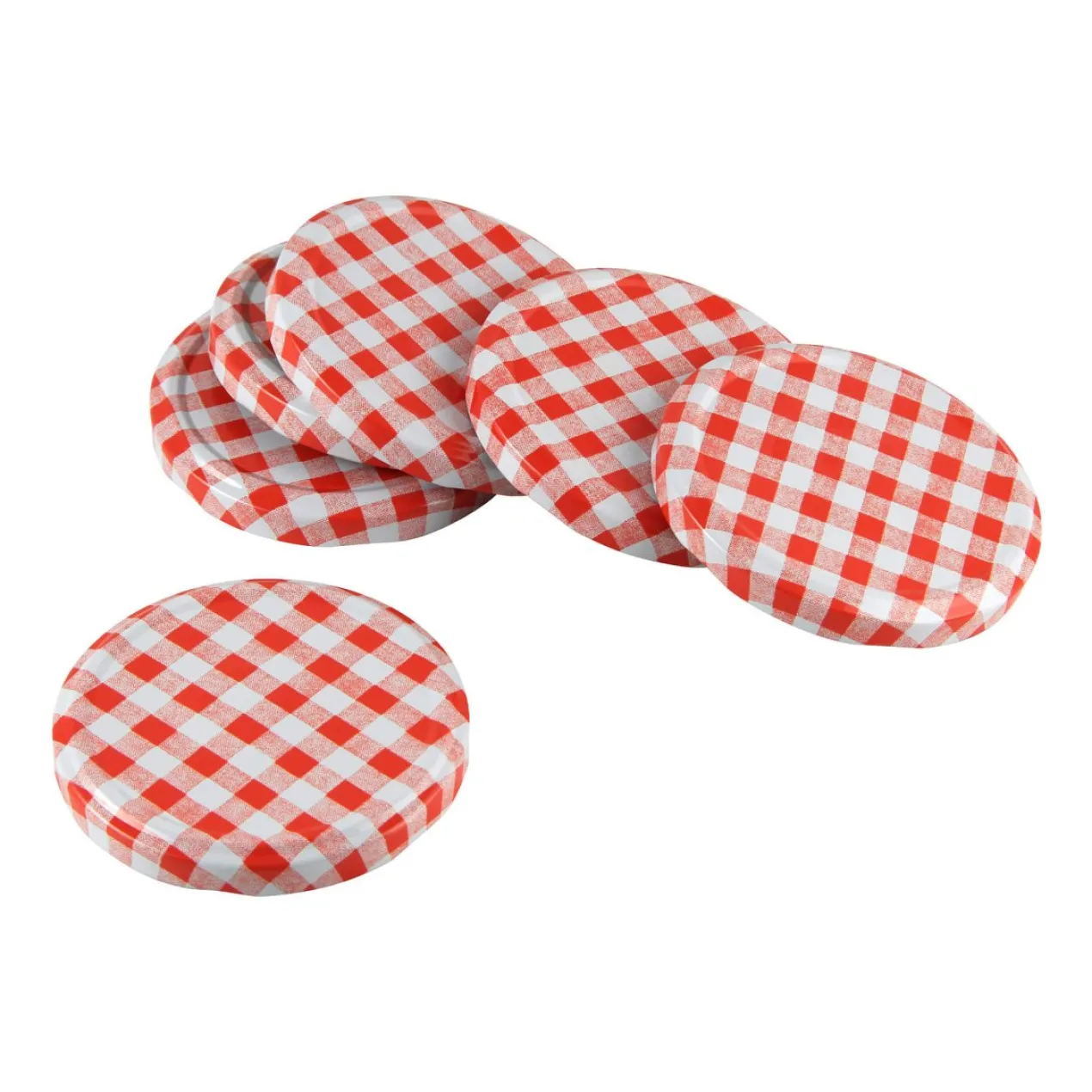 Twist-Off-Deckel Karo, 6-teilig