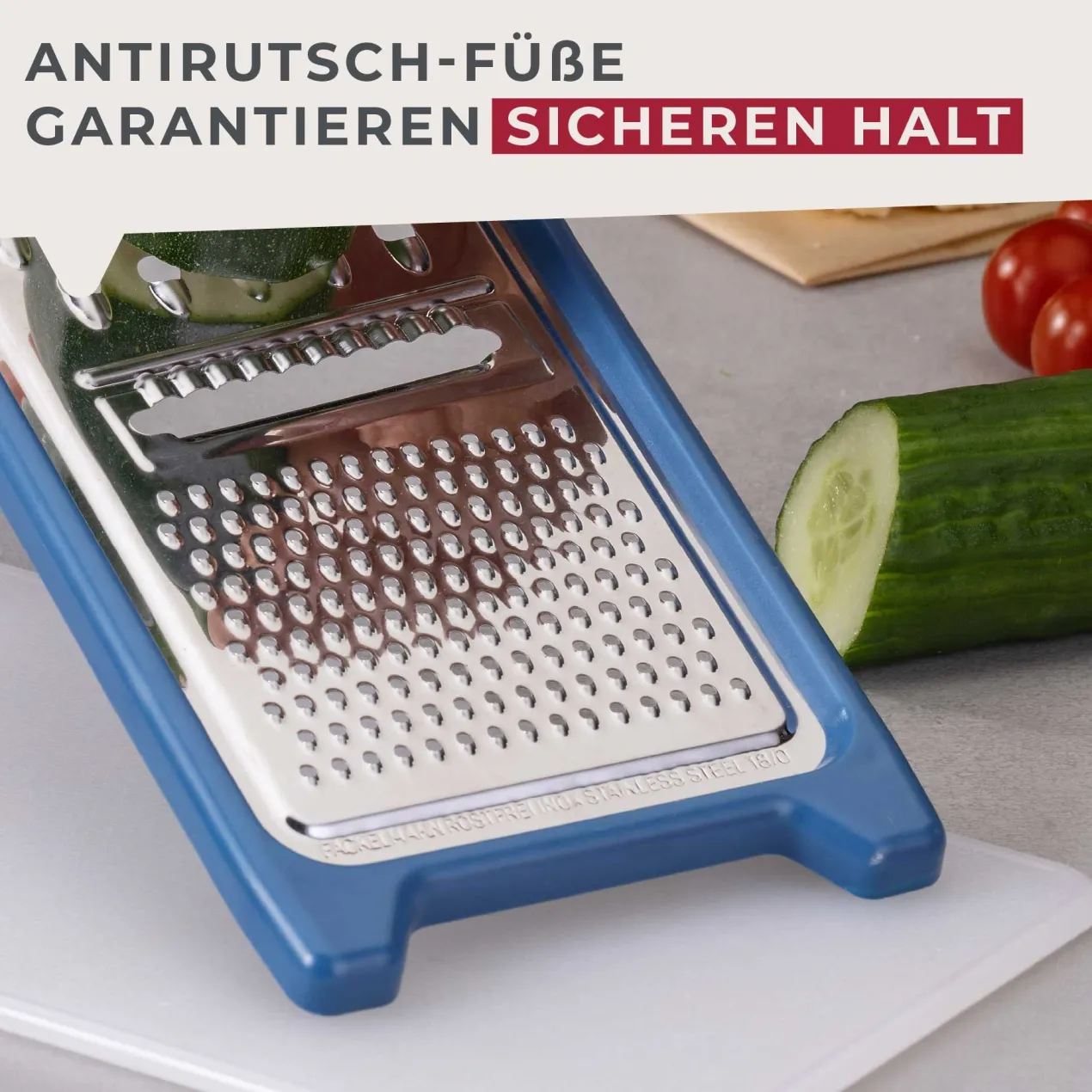 Universalreibe Essential, blau