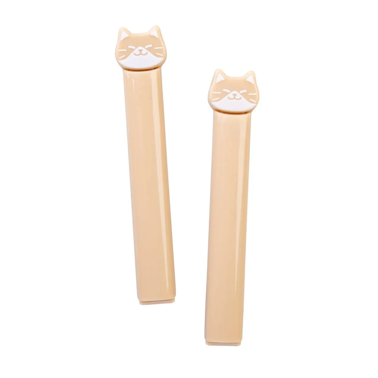Verschluss-Clips Katze Our Pets, beige