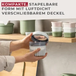 Vorratsdose Be The Move, gerillt, 500ml, hellblau