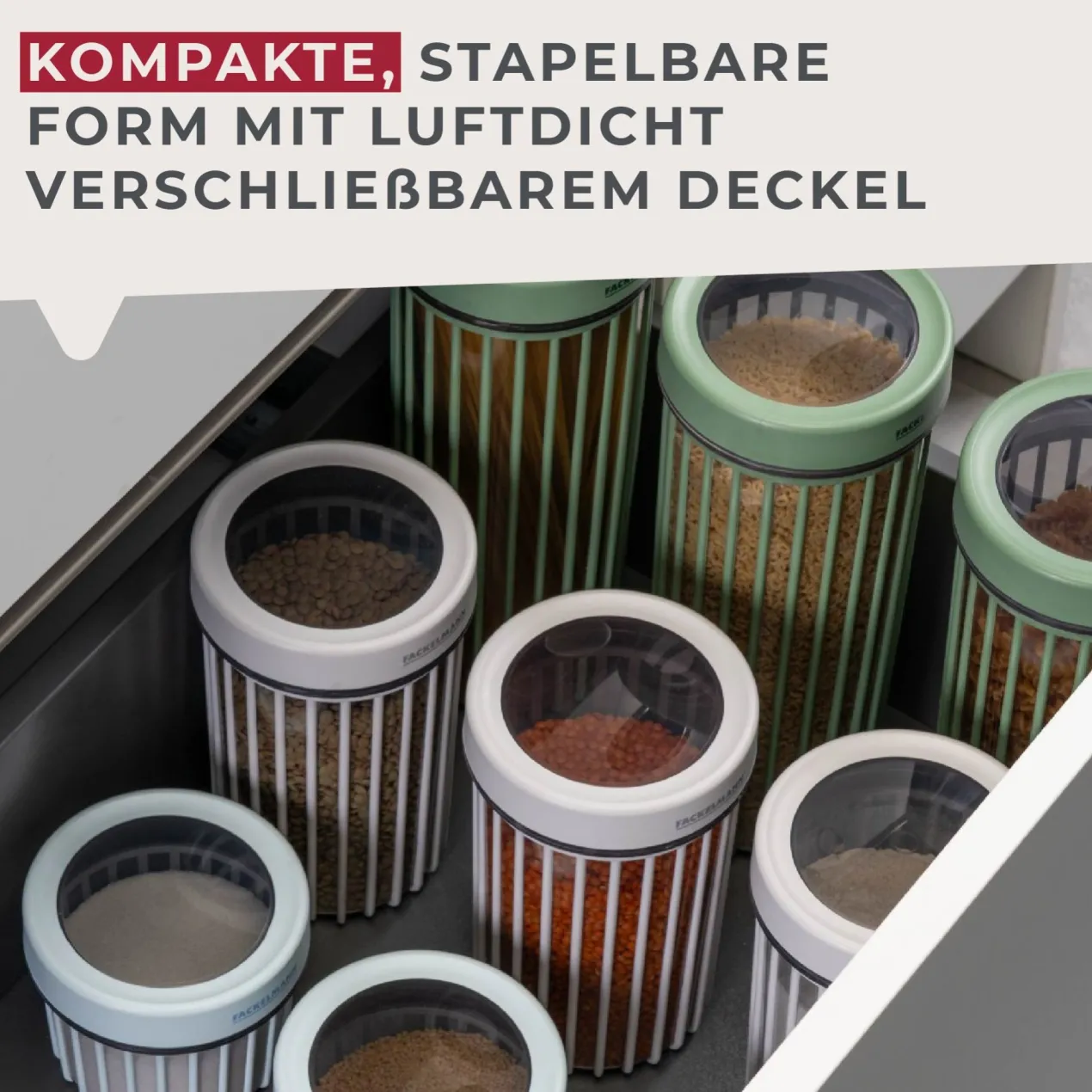 Vorratsdose Be The Move, 1,1L, hellbeige