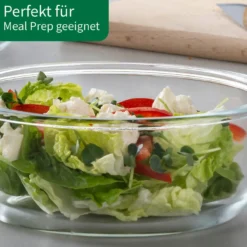 Vorratsdose Glas, rund, 600ml